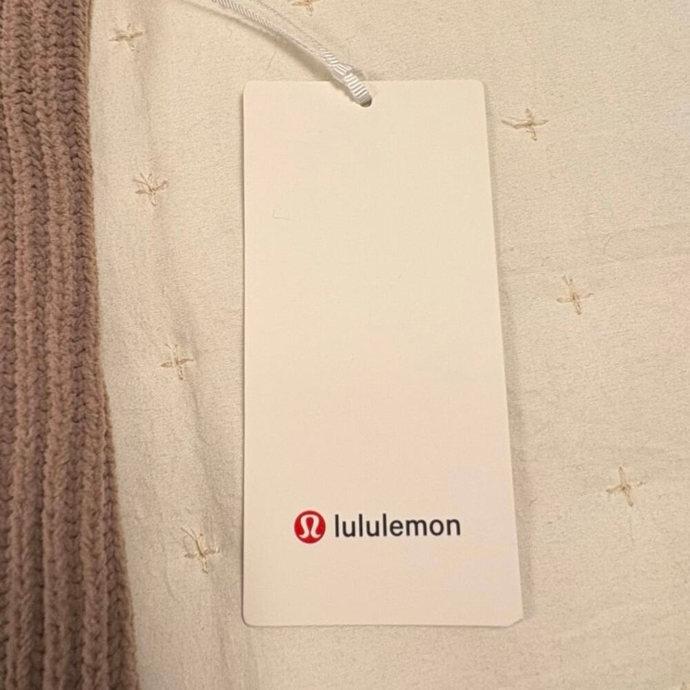 Lululemon Knit Button-Front Cardigan Sweater Women's XL Taupetastic NWT - Picture 8 of 12
